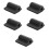 5Pièces Couvre-Levier Caoutchouc Noir Protection Chaussures 7