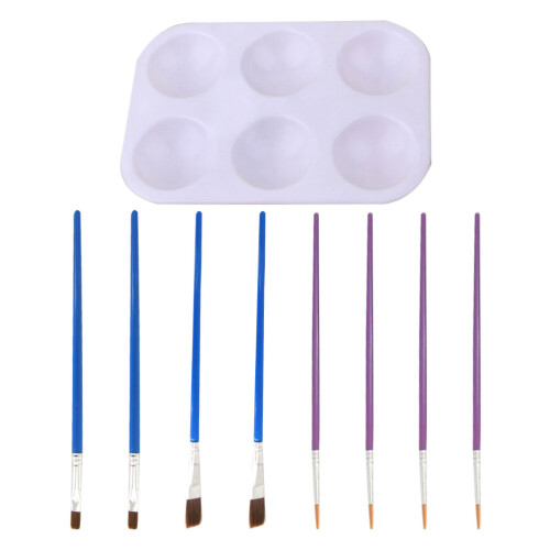 18Pcs Hobby Modeling Paint Set Assorted Color Durable Craft Tools 1