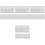 28Pcs Plastic Growth Chart Stencil White Reusable Kids Height Ruler 5