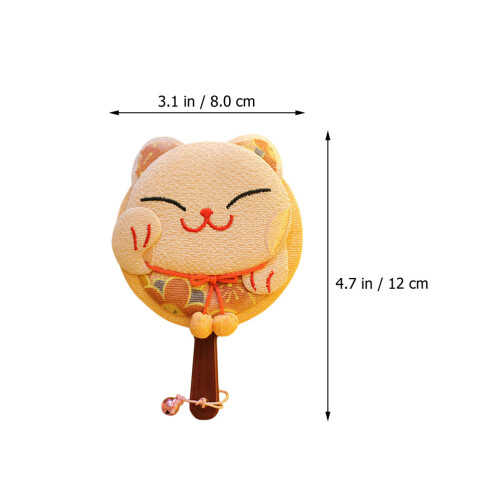 2Pcs Portable PU Cosmetic Mirror Adorable Handheld Tool 1