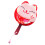 2Pcs Portable PU Cosmetic Mirror Adorable Handheld Tool 6