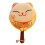 2Pcs Portable PU Cosmetic Mirror Adorable Handheld Tool 8