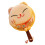 2Pcs Portable PU Cosmetic Mirror Adorable Handheld Tool 10