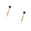 2Pièces Brosse Auto-Bronzage Corps Bois Nylon Kaki Usage 6