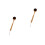 2Pièces Brosse Auto-Bronzage Corps Bois Nylon Kaki Usage 8