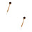 2Pièces Brosse Auto-Bronzage Corps Bois Nylon Kaki Usage 10