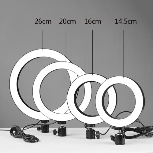5 in 1 LED Supplementary Ring Lamp Black for Video Makeup 2