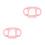 2Pièces Manchons Silicone Rose Pour Bébé Avec 5