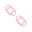 2Pièces Manchons Silicone Rose Pour Bébé Avec 8