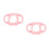 2Pièces Manchons Silicone Rose Pour Bébé Avec 9