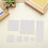 7Pcs Versatile Transparent Acrylic Stamps Blocks for Craft Projects 6