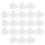 150Pcs Craft Foam Hearts White for DIY Wedding Decor and Art Projects 2