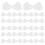 150Pcs Craft Foam Hearts White for DIY Wedding Decor and Art Projects 3