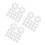 150Pcs Craft Foam Hearts White for DIY Wedding Decor and Art Projects 5