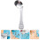 2Pcs Feeding Spoons Silver Stainless Steel Feeding Set 8