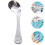 2Pcs Feeding Spoons Silver Stainless Steel Feeding Set 10