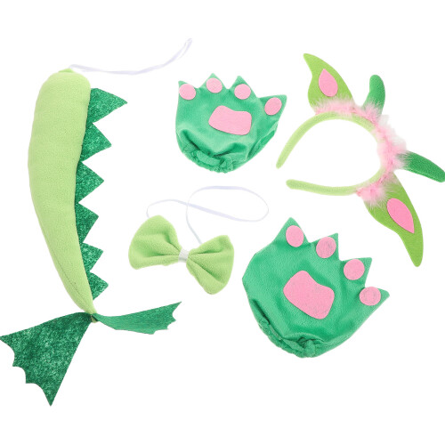 3Sets Groen Dinosaurussen Headband Met Voor Kind 1
