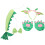3Sets Groen Dinosaurussen Headband Met Voor Kind 3