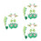 3Sets Groen Dinosaurussen Headband Met Voor Kind 4