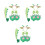 3Sets Groen Dinosaurussen Headband Met Voor Kind 6