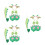 3Sets Groen Dinosaurussen Headband Met Voor Kind 9