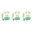 3Sets Groen Dinosaurussen Headband Met Voor Kind 10