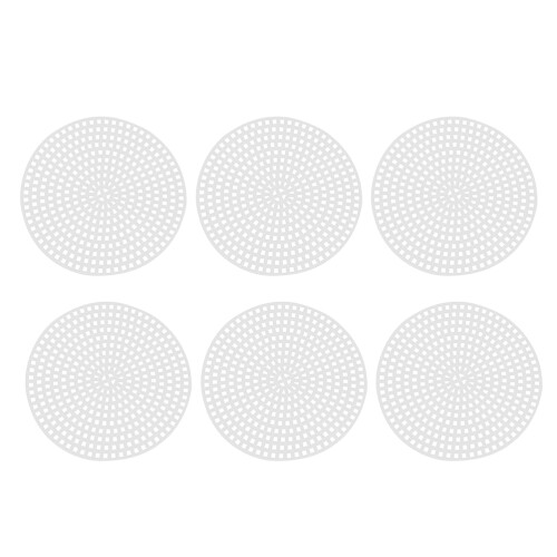 18Pcs Clear Grid Plastic Mesh Sheets for Quilting and Needle Craft DIY 1