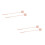 4Pièces Brosse Nettoyage Rose Silicone Usage Maison Pailles 6