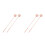 4Pièces Brosse Nettoyage Rose Silicone Usage Maison Pailles 7