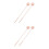 4Pièces Brosse Nettoyage Rose Silicone Usage Maison Pailles 9