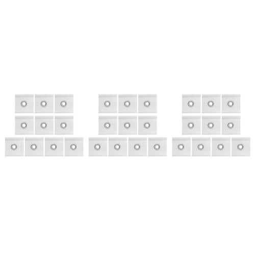 30Pièces Kit Oeillets Blancs Auvent PVC Pour Et Camping 2