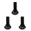 3Pcs Durable ABS Wall Brackets for Speakers with Cable Organizer Black 8