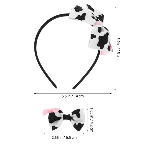 1Ensemble Barrettes Et -Tête Vache Pour 1