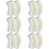 6Pairs Grey Knee Warmers Knee Compression Pads 8