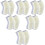 6Pairs Grey Knee Warmers Knee Compression Pads 9