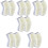 6Pairs Grey Knee Warmers Knee Compression Pads 11