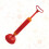 1Ensemble Accessoire Rouge Pour Nettoyage Wc À Ventouse 7