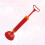 1Ensemble Accessoire Rouge Pour Nettoyage Wc À Ventouse 8