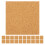 24Pcs Self Adhesive Cork Sheets Light Brown DIY Coasters Non-Slip Pads 9