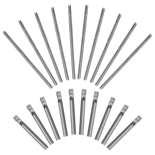 5Ensembles Pièces De Remplacement Aiguilles Argentées Pour Stylo 3D 1