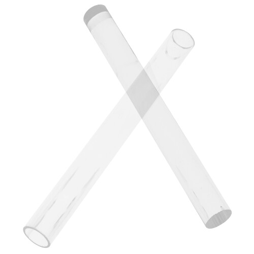 4Pcs Clear Acrylic Clay Rolling Pins Hollow Solid Rollers for Crafting 2
