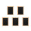 5Pcs Black Bamboo Double-Sided Chalkboard Signs Reusable Wall Decor 8