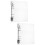 2Pcs Acrylic Clear Folder Binder Cover Transparent A5 Notebook Shell 9