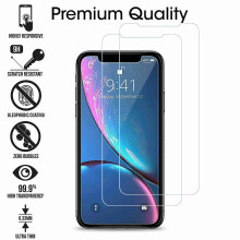(For iPhone 14 Plus) 2X Tempered Glass Screen Protector for iPhone 17 16e 15 14 13, Anti-Scratch Anti-Fingerprint HD Clear Guard Shield