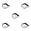 5Pcs Stainless Steel Pastry Cutter Dough Blender Silver for Baking 4