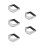 5Pcs Stainless Steel Pastry Cutter Dough Blender Silver for Baking 6