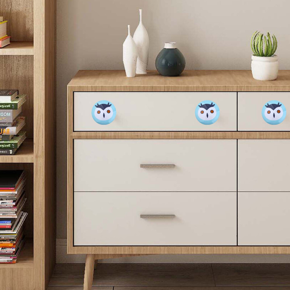 (Owl) Ceramic Cabinet Knobs - Durable & Stylish For Home Drawers 6017806754383