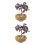 2Pcs Handcrafted Crystal Wealth Tree Decoration for Office and Home 7