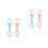 4Pièces Pince Portable Bébé PP 4