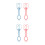 4Pièces Pince Portable Bébé PP 8